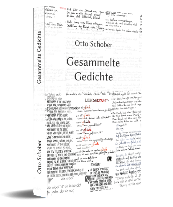3D-Ansicht des Buches „Gesammelte Gedichte“ von Otto Schober